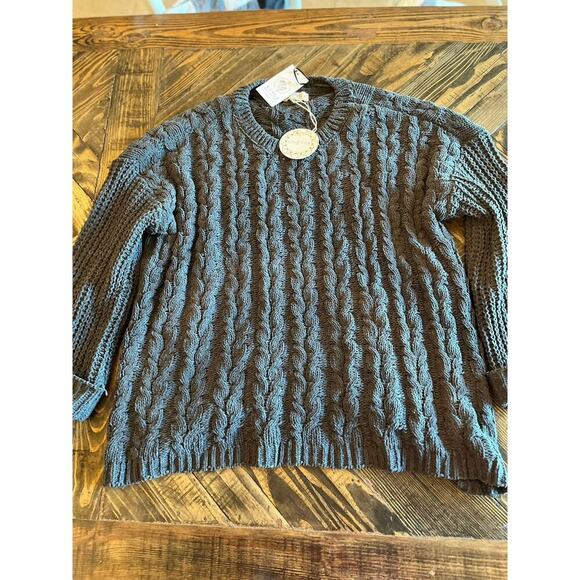 Umgee Sweaters - NWT Umgee USA Chenille Sweater Cable Knit Oversized Women XL Chunky Grunge 90s